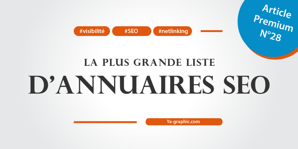 La Plus Grande Liste D'annuaires SEO (année 2020)